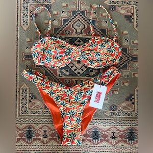 Solid & Striped Sienna bikini set S nwt